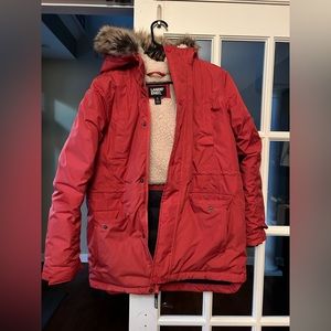 Lands End Youth XL Expedition authentic down parka winter coat. Size 14/16.